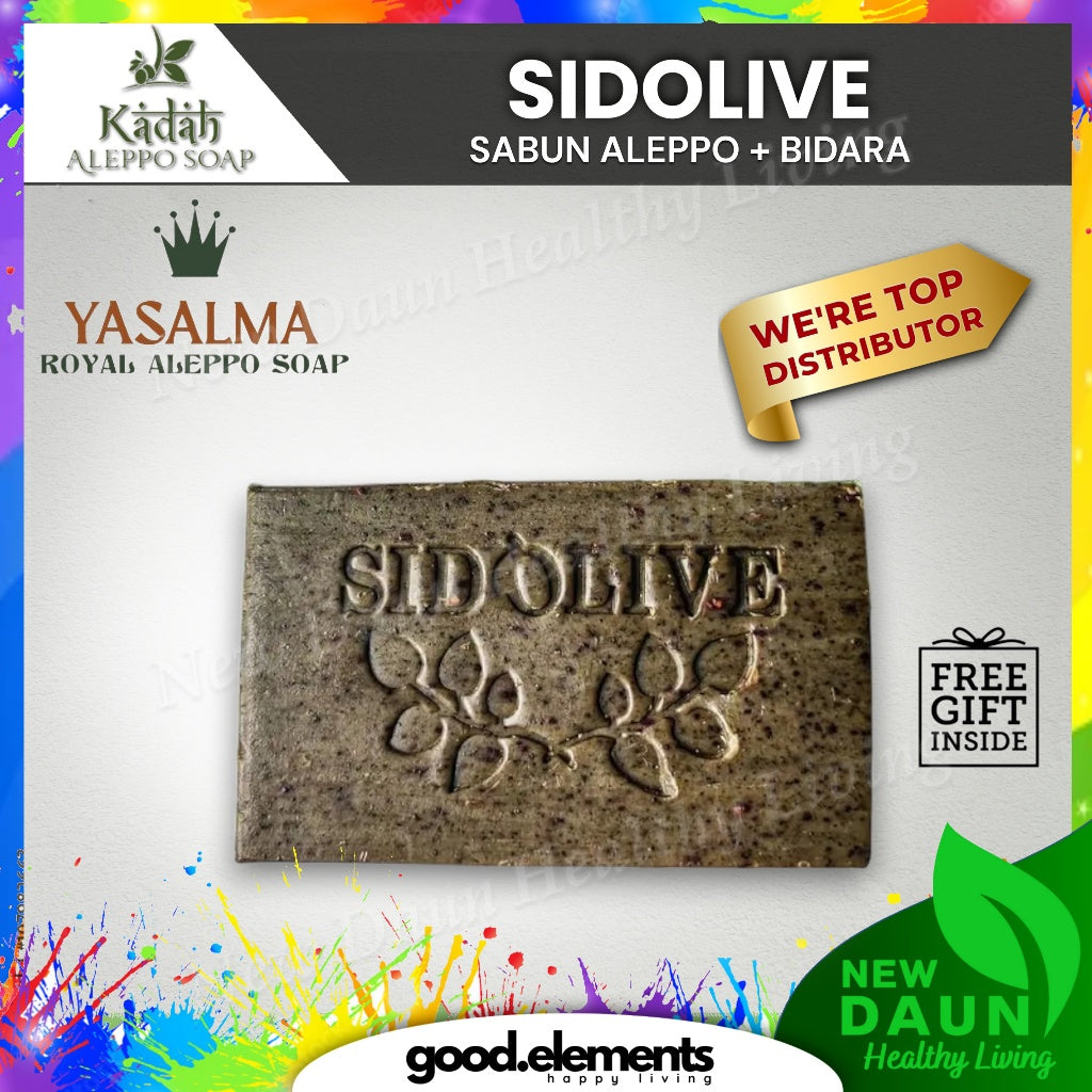 [YASALMA] [KADAH] SIDOLIVE SID OLIVE Sabun Bidara Aleppo 150g Minyak Zaitun Bidara Laurel