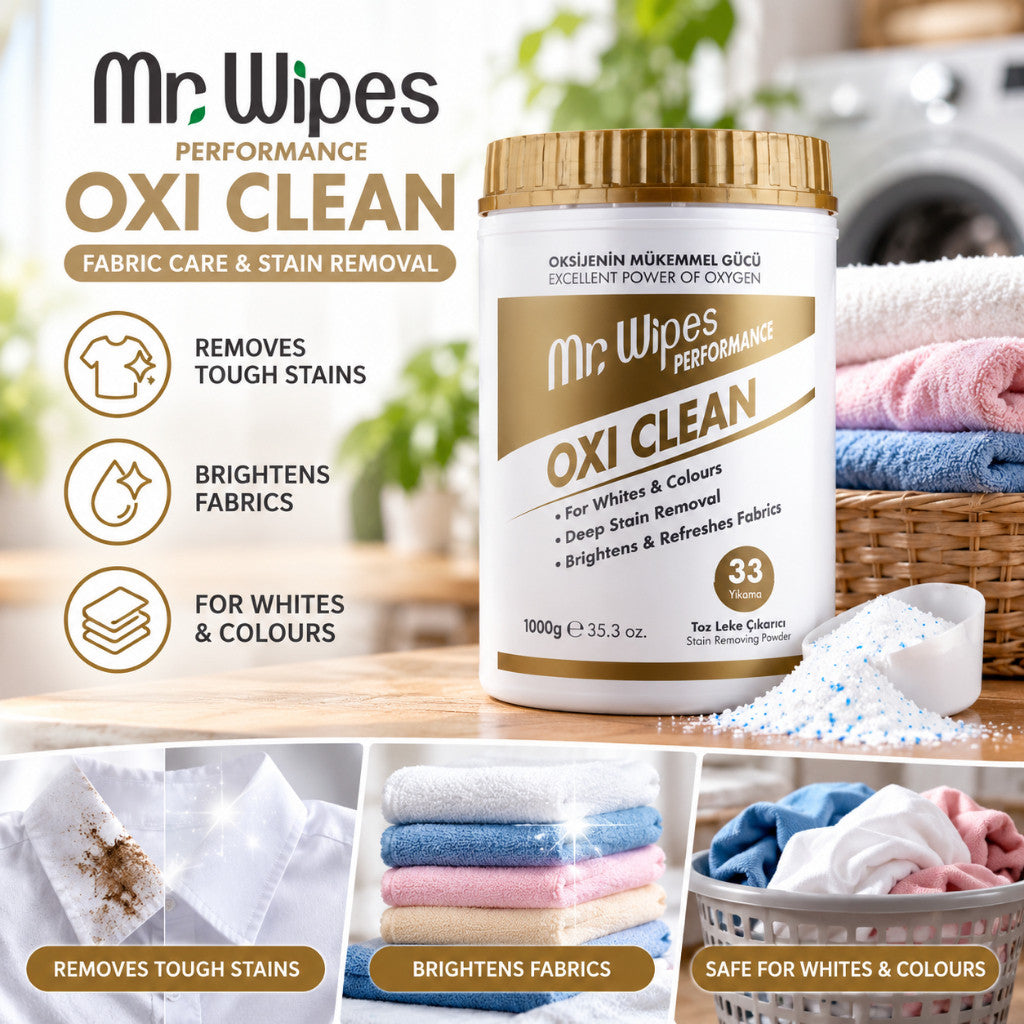 FARMASI Mr. Wipes HOME Range | Easy Clean Wipes, Oxi Clean Stain Remover & Multi-Purpose Cleaner