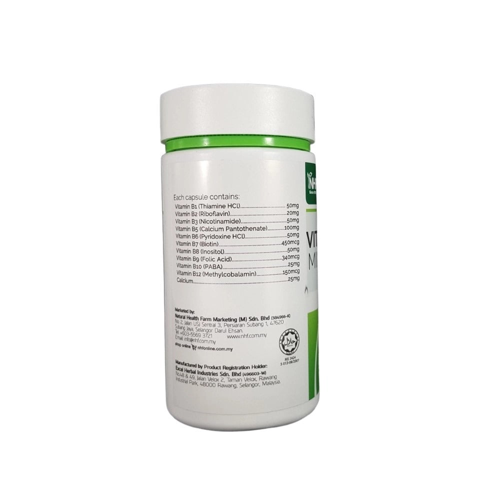 [NHF] - DR NORMAN Vitamin Bs & Mineral Plus 60 Capsules | Vitamin B Complex