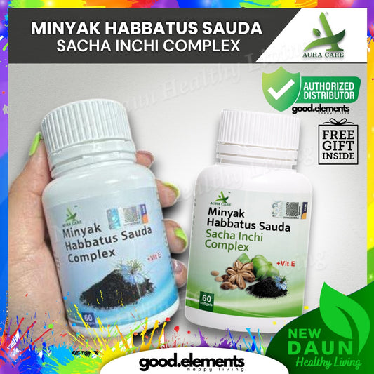 [AURA CARE]  AURACARE HABBATUS SAUDA SOFTGEL | SACHA INCHI COMPLEX