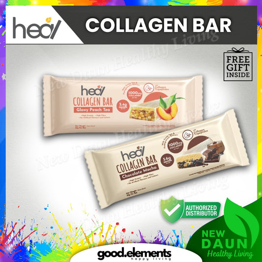 [HEAL] COLLAGEN BAR - Chocolate Mocha/ Glowy Peach Tea - Halal Certified (Wholesale Available)