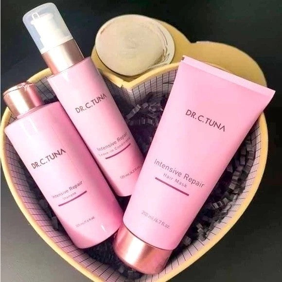 FARMASi Dr C Tuna Intensive Repair Hair Care | Shampoo | Hair Mask | Leave-In Conditioner | For Dry & Damaged Hair