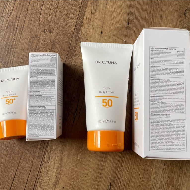 FARMASi Dr. C. Tuna Sun Series Sun Face Cream & Sun Body Lotion High Protection SPF 50+