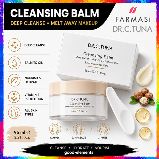 FARMASi DR C TUNA Cleansing Balm 95ml Natural Oil Deep Cleanse
