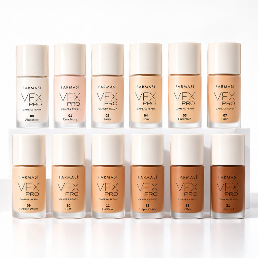 FARMASI VFX PRO Camera Ready Foundation 30ml | Full Coverage Matte Finish