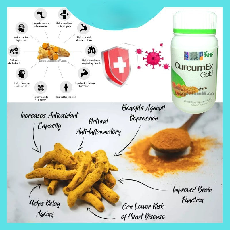 [NHF] - DR NORMAN CURCUMEX GOLD PLUS / KAPSUL CURCUMIN ANTI-RADANG 400MG x 30 CAP
