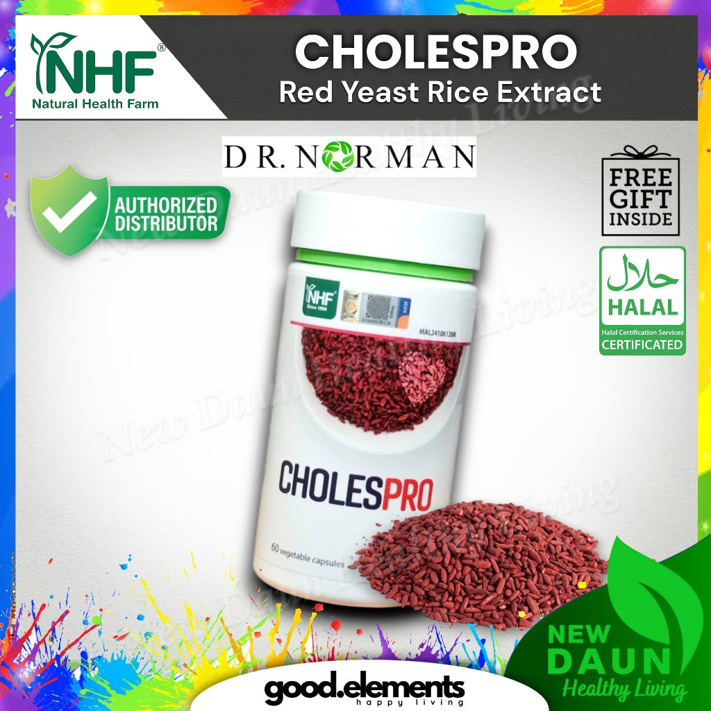 [NHF] - DR NORMAN Cholespro (505mg x 60 Capsules) Cholesterol Control Heart Health