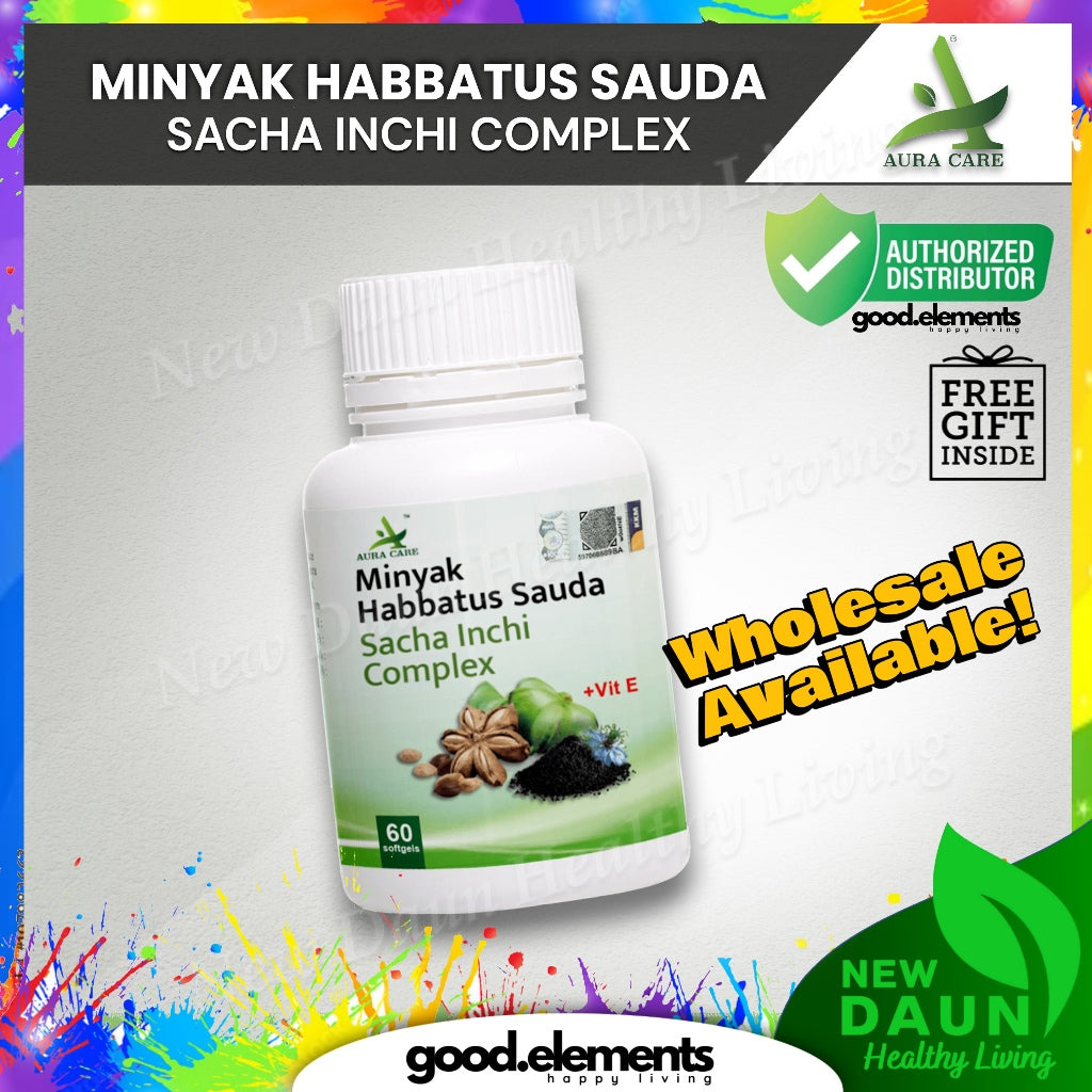 [AURA CARE]  AURACARE HABBATUS SAUDA SACHA INCHI COMPLEX