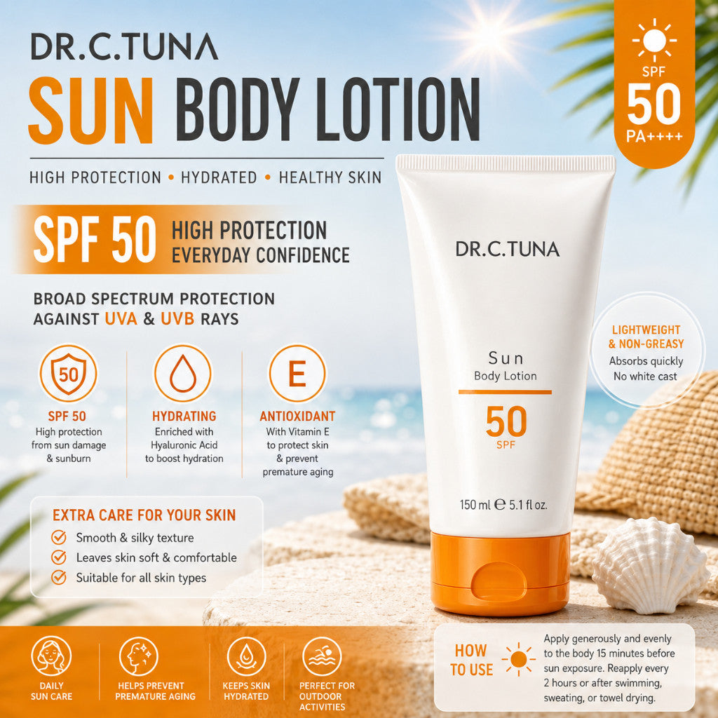 FARMASi Dr. C. Tuna Sun Series Sun Face Cream & Sun Body Lotion High Protection SPF 50+