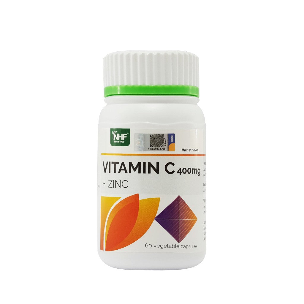 [NHF] - DR NORMAN Vitamin C + Zinc (60 Capsules) HALAL