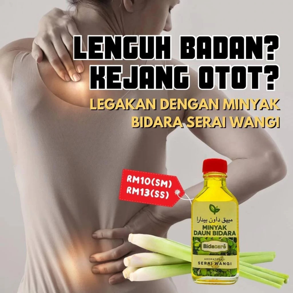 [BIDACARE] MINYAK DAUN BIDARA SERAI WANGI Aromaterapi Ruqyah