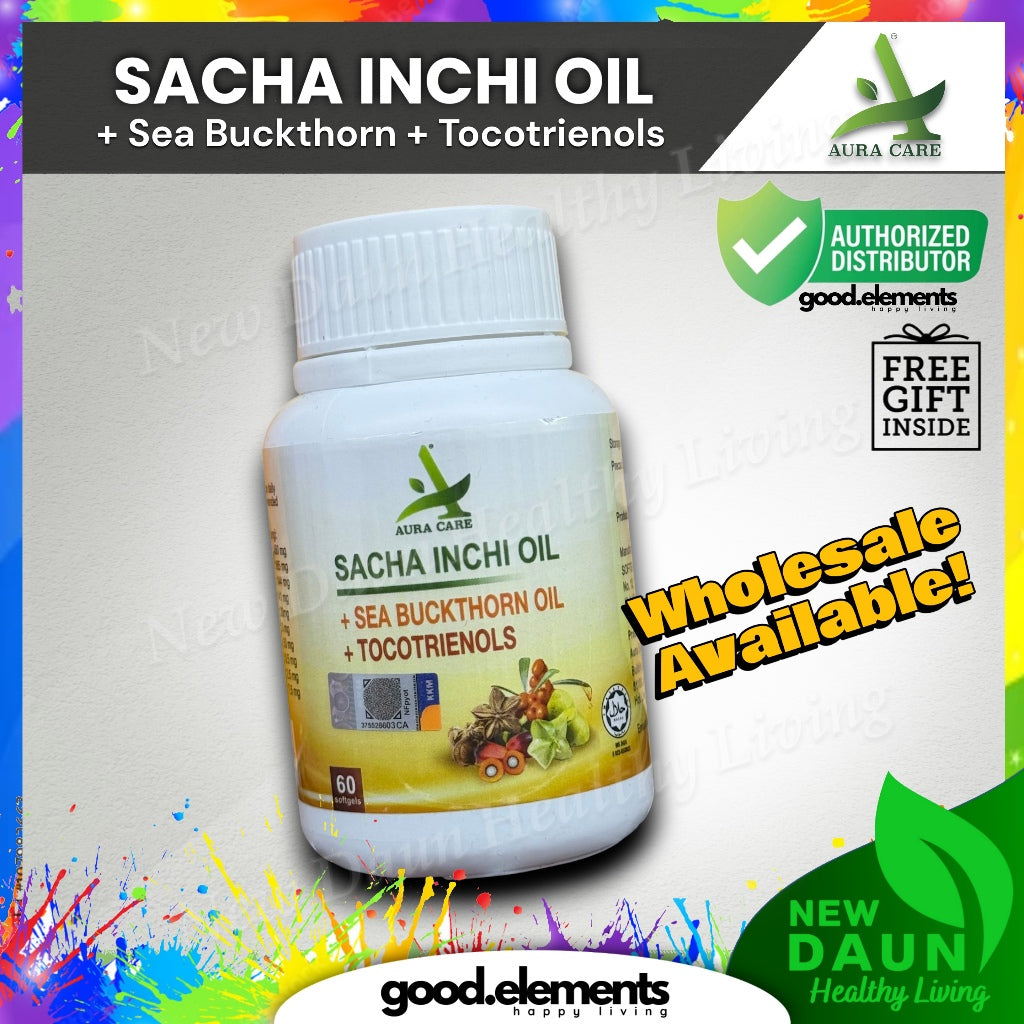 [AURA CARE]  AURACARE SACHA INCHI OIL + TOCOTRIENOLS + SEA BUCKTHORN