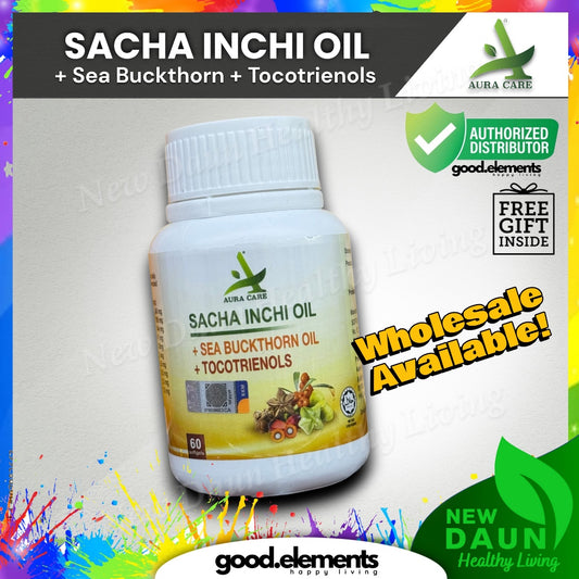 [AURA CARE]  AURACARE SACHA INCHI OIL + TOCOTRIENOLS + SEA BUCKTHORN