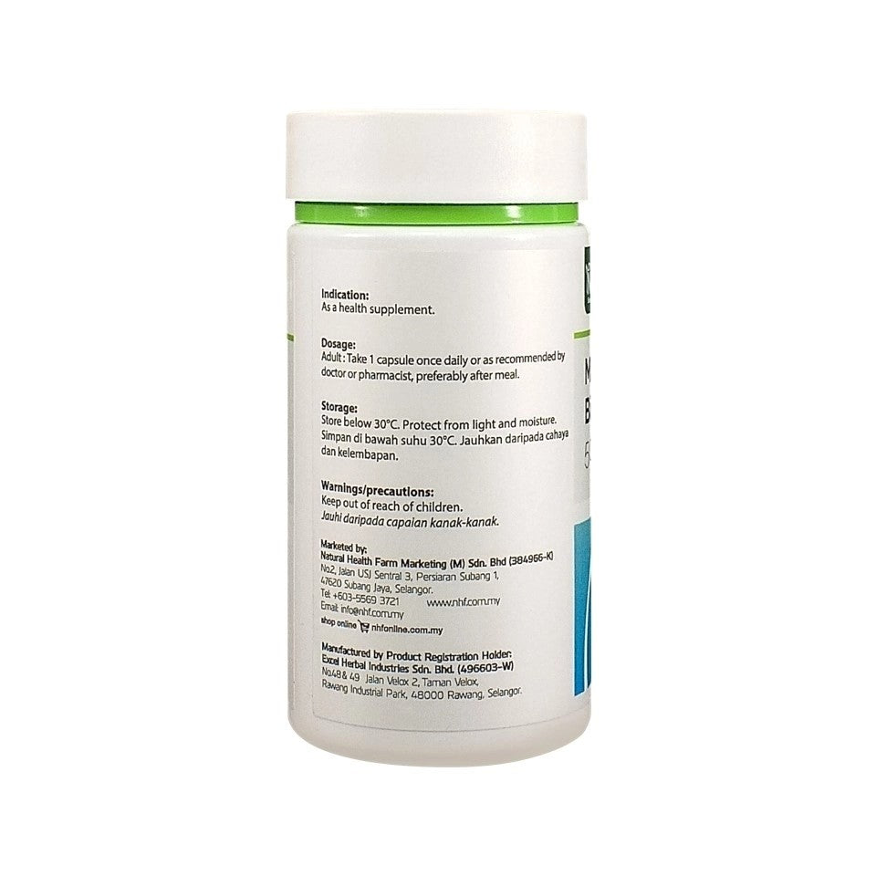 NHF Magnesium Bisglycinate (500mg Plus x 60 Capsules)