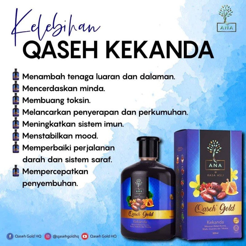 [QASEH GOLD] PREMIER | KEKANDA | ADINDA 500ml by ANA EDAR