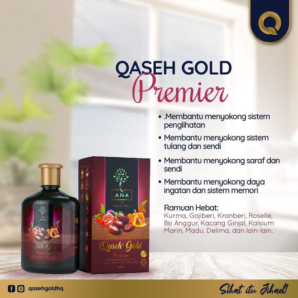 [QASEH GOLD] PREMIER | KEKANDA | ADINDA 500ml by ANA EDAR