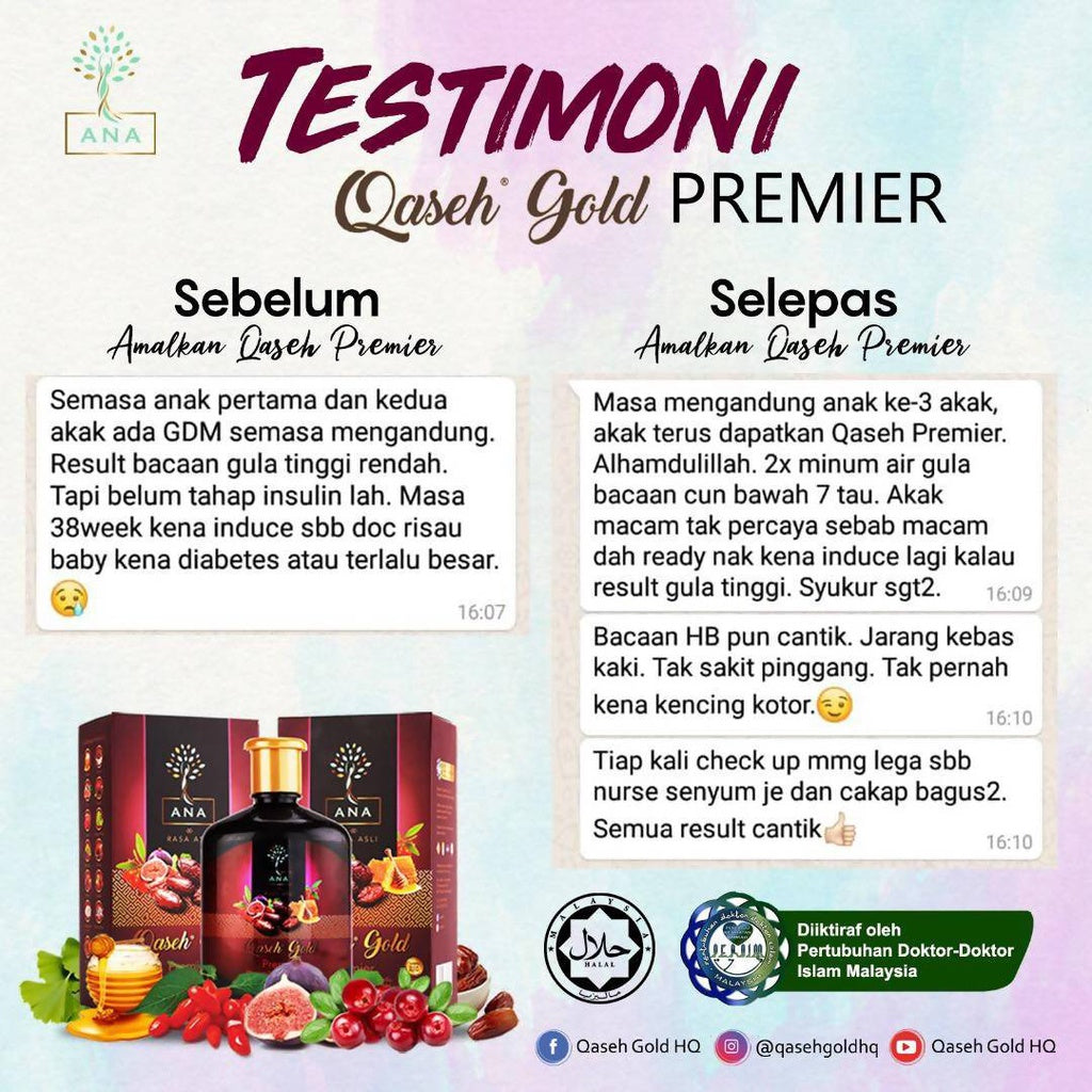 [QASEH GOLD] PREMIER | KEKANDA | ADINDA 500ml by ANA EDAR