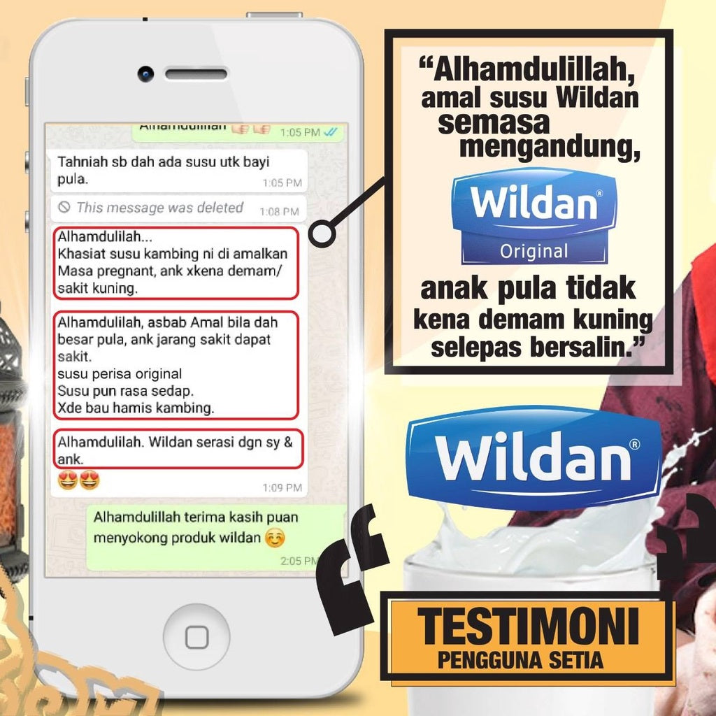 [WILDAN] MAMA PREMIUM Susu ibu mengandung kawal GDM khasiat penuh
