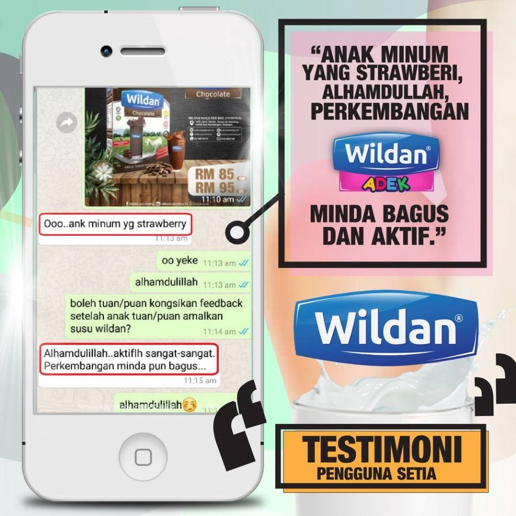 [WILDAN] ADEK Susu kambing untuk kanak-kanak WALADUN JUNIOR untuk Bayi RASA SEDAP tiada hamis
