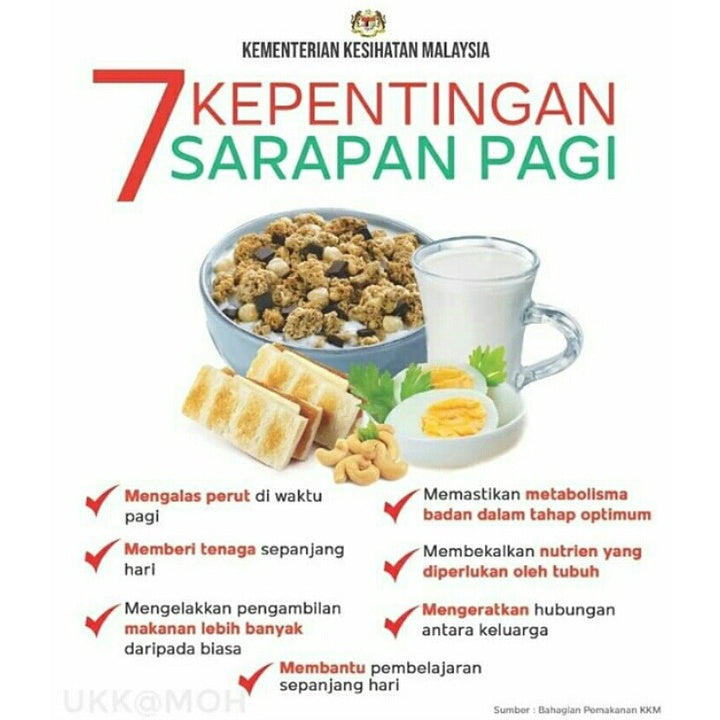 [WILDAN] SEEREALS Susu Kambing Cereals Minuman Multi-Bijirin Goat Milk Bijirin Kenyang Sarapan