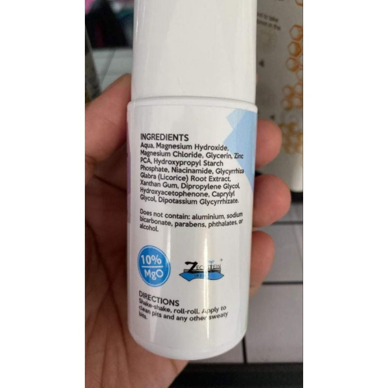 [ELEMENTZ] MG DEO Magnesium Deo 60ml (ALUMINUM FREE) Natural Magnesium Deodorant Roll