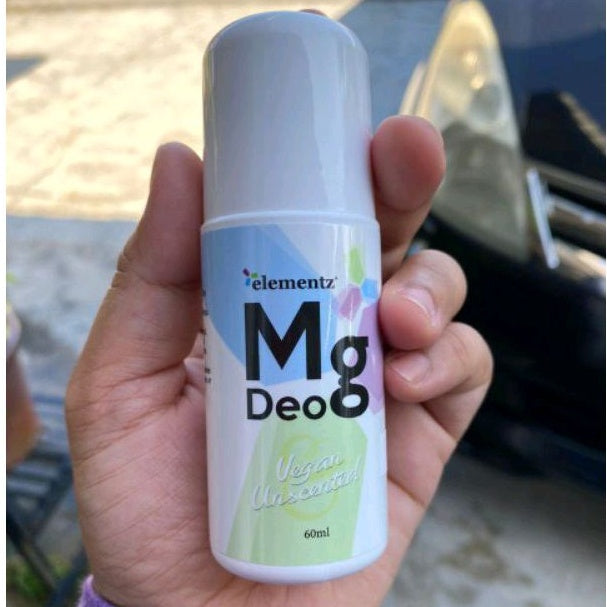 [ELEMENTZ] MG DEO Magnesium Deo 60ml (ALUMINUM FREE) Natural Magnesium Deodorant Roll