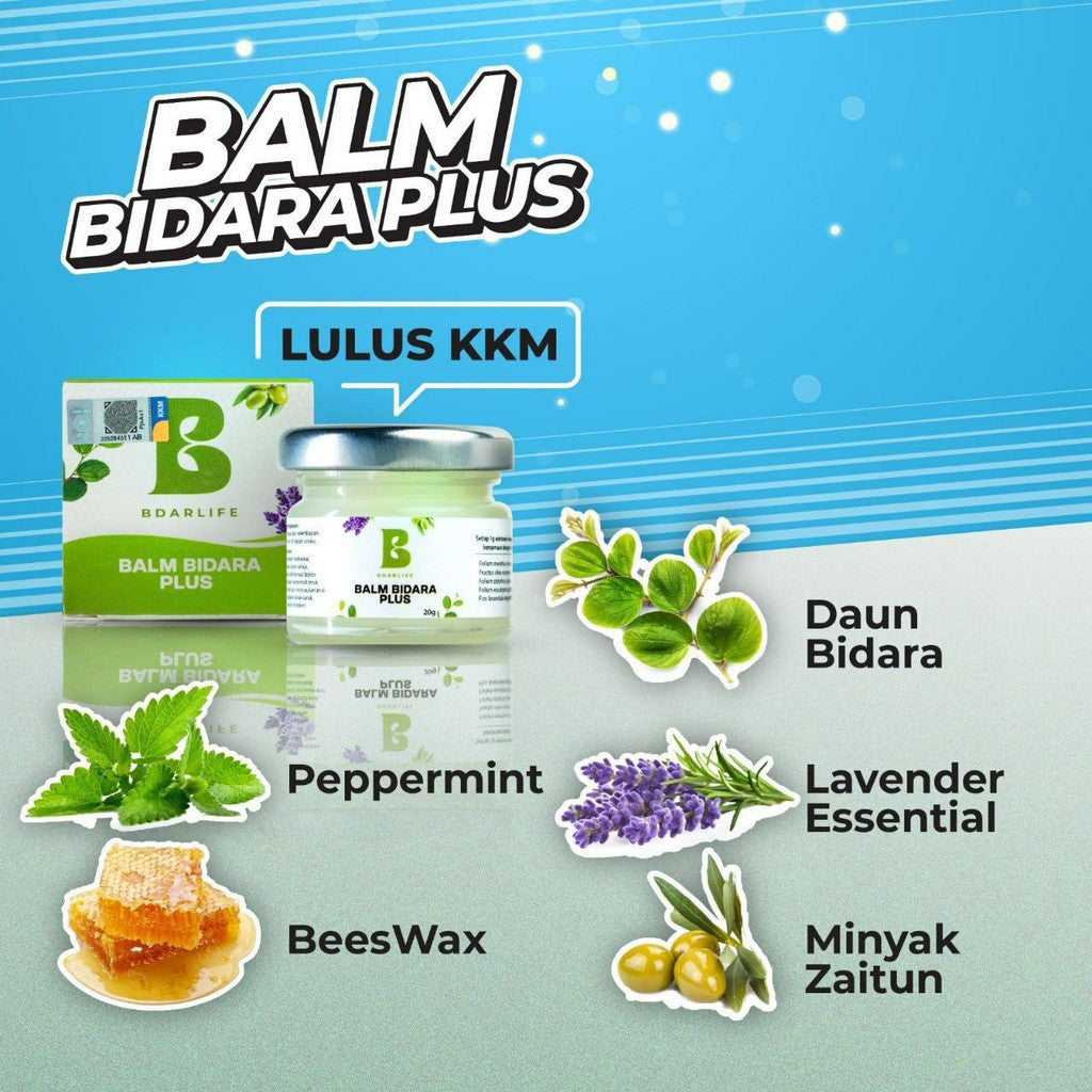 [BDARLIFE] Balm Bidara Syifa Ruqyah Melegakan Kahak Sakit Kepala Sendi terapi Bidara & Kasturi Kijang
