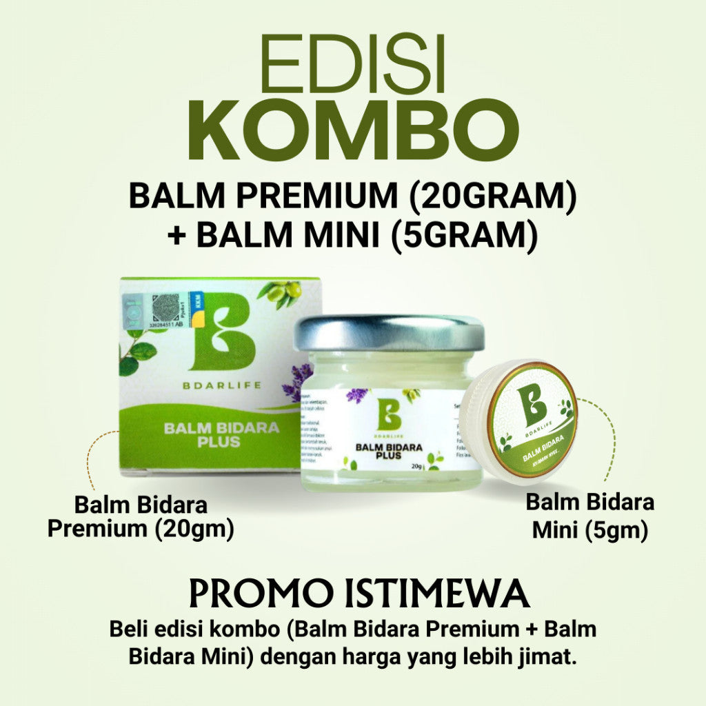 [BDARLIFE] Balm Bidara Syifa Ruqyah Melegakan Kahak Sakit Kepala Sendi terapi Bidara & Kasturi Kijang