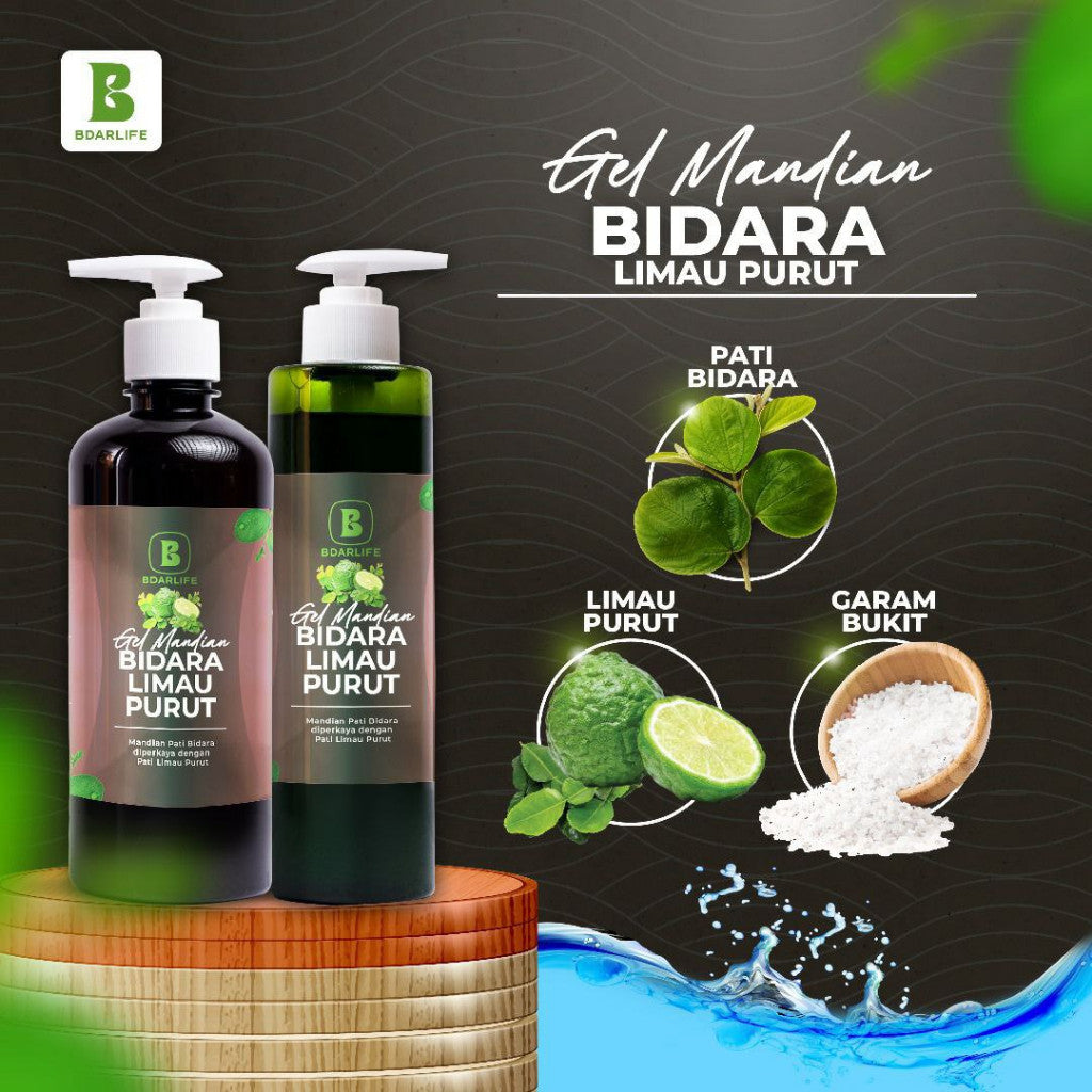 [BDARLIFE] GEL MANDIAN BIDARA Lavender / Rose / Limau / Kasturi Kijang Aromaterapi Mandian