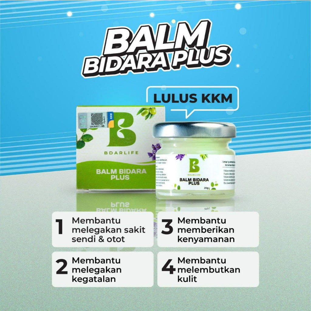 [BDARLIFE] Balm Bidara Syifa Ruqyah Melegakan Kahak Sakit Kepala Sendi terapi Bidara & Kasturi Kijang