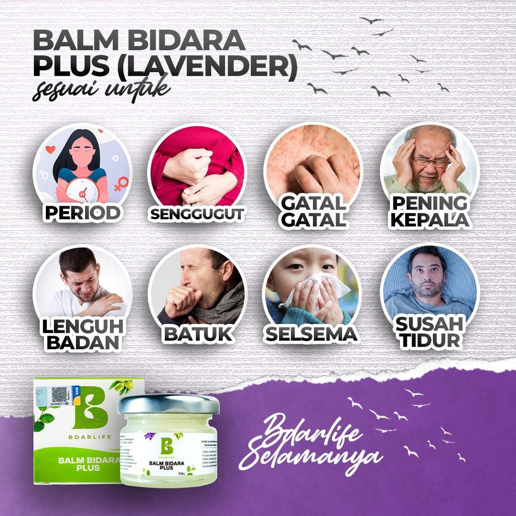 [BDARLIFE] Balm Bidara Syifa Ruqyah Melegakan Kahak Sakit Kepala Sendi terapi Bidara & Kasturi Kijang