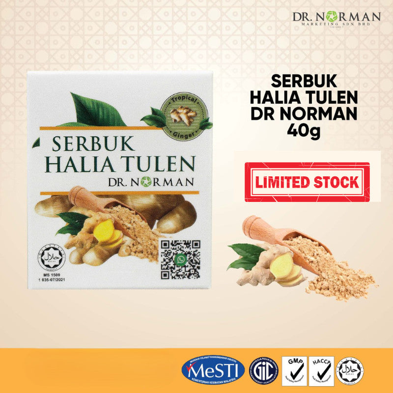 [DR NORMAN] SERBUK HALIA TULEN GINGER POWDER