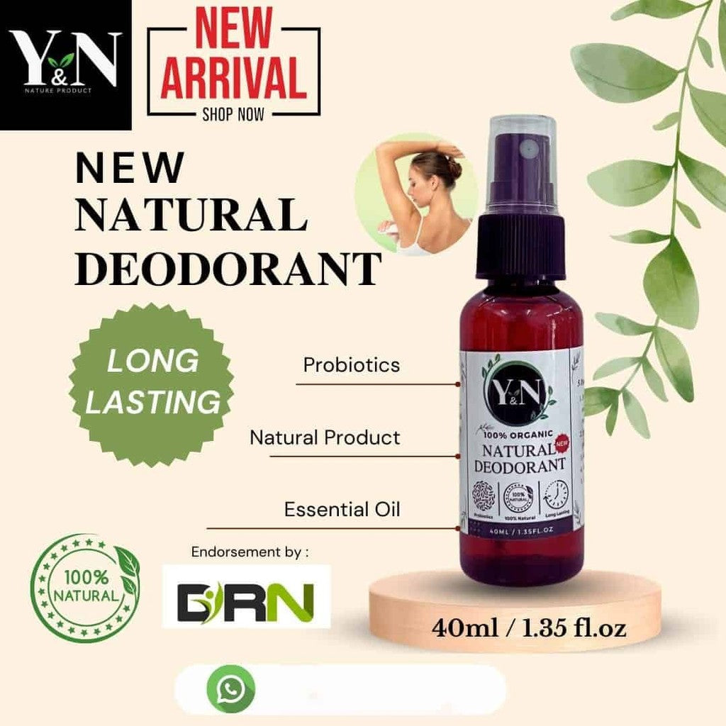 [DR NORMAN] Natural Deodorant with Probiotics and Essential Oil Tahan lama selamat