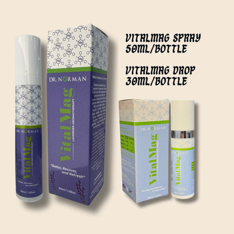 [DR NORMAN] VITALMAG MAGNESIUM DROP & SPRAY Untuk Tulang Otot Minda