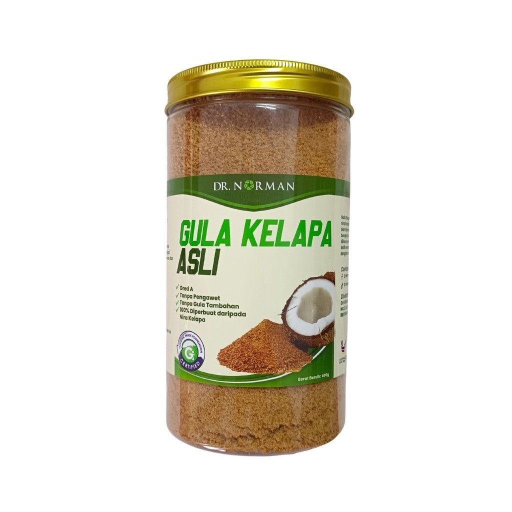 [DR NORMAN] Gula Kelapa Asli 100% Tanpa Campuran  / Serbuk Gula Melaka / Pure Organic Palm Sugar