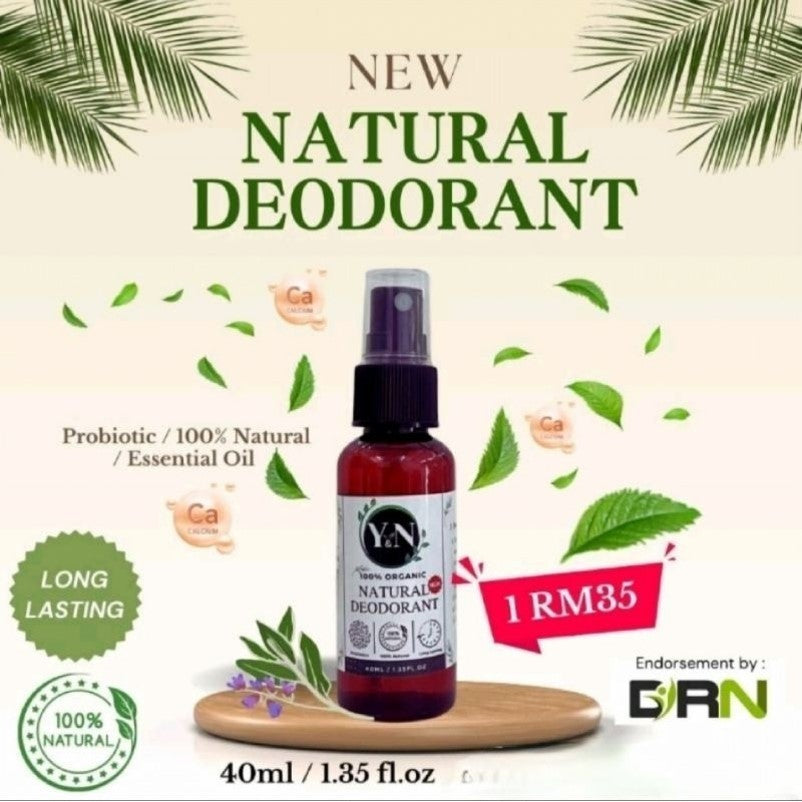 [DR NORMAN] Natural Deodorant with Probiotics and Essential Oil Tahan lama selamat