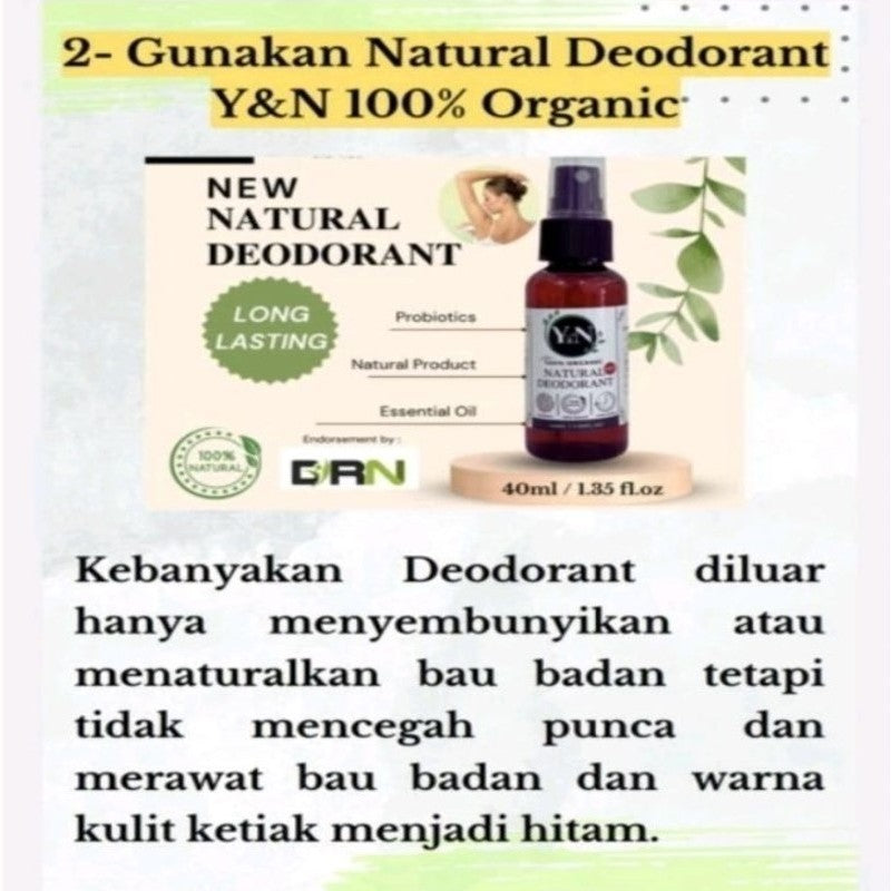 [DR NORMAN] Natural Deodorant with Probiotics and Essential Oil Tahan lama selamat