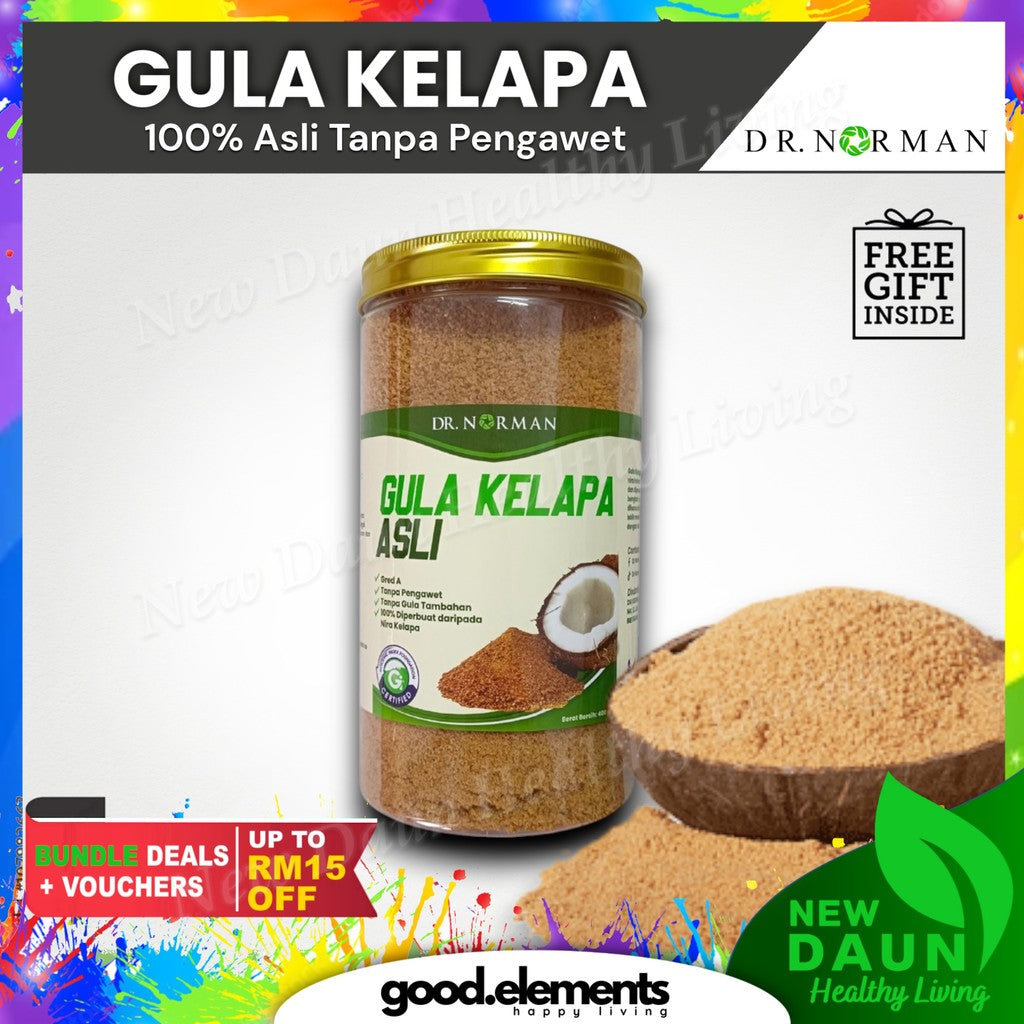 [DR NORMAN] Gula Kelapa Asli 100% Tanpa Campuran  / Serbuk Gula Melaka / Pure Organic Palm Sugar