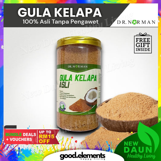 [DR NORMAN] Gula Kelapa Asli 100% Tanpa Campuran  / Serbuk Gula Melaka / Pure Organic Palm Sugar