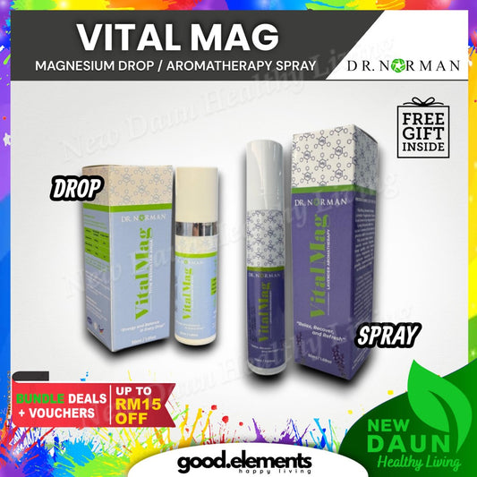 [DR NORMAN] VITALMAG MAGNESIUM DROP & SPRAY Untuk Tulang Otot Minda