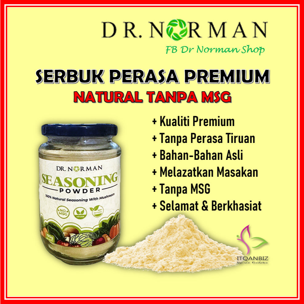 [DR NORMAN] SEASONING POWDER Serbuk Perasa Tanpa MSG Natural Seasoning No Artificial Flavor