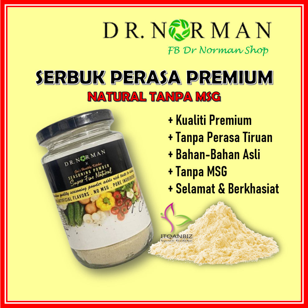 [DR NORMAN] SEASONING POWDER Serbuk Perasa Tanpa MSG Natural Seasoning No Artificial Flavor