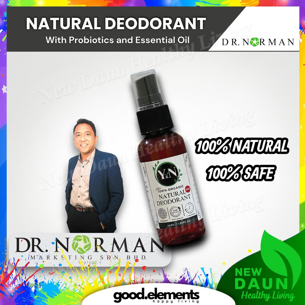 [DR NORMAN] Natural Deodorant with Probiotics and Essential Oil Tahan lama selamat