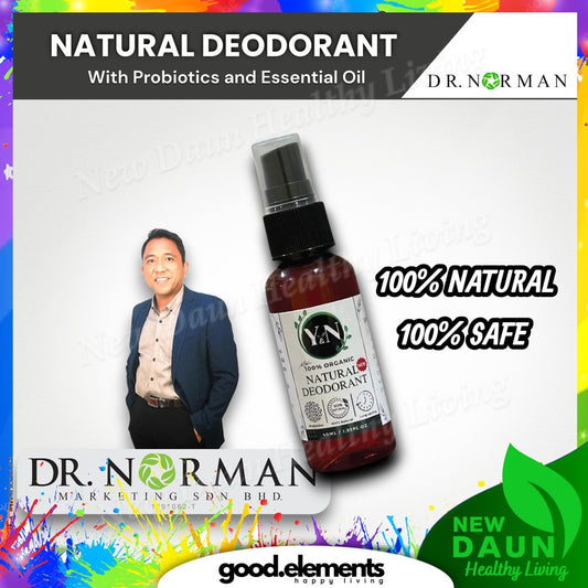 [DR NORMAN] Natural Deodorant with Probiotics and Essential Oil Tahan lama selamat