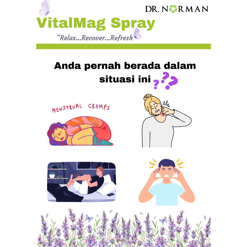 [DR NORMAN] VITALMAG MAGNESIUM DROP & SPRAY Untuk Tulang Otot Minda
