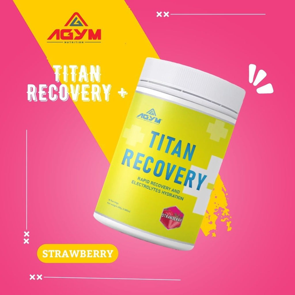 [AGYM NUTRITION] TITAN RECOVERY PLUS - (15 Serving) is replenished glycogen storage, helps rebuilding muscles