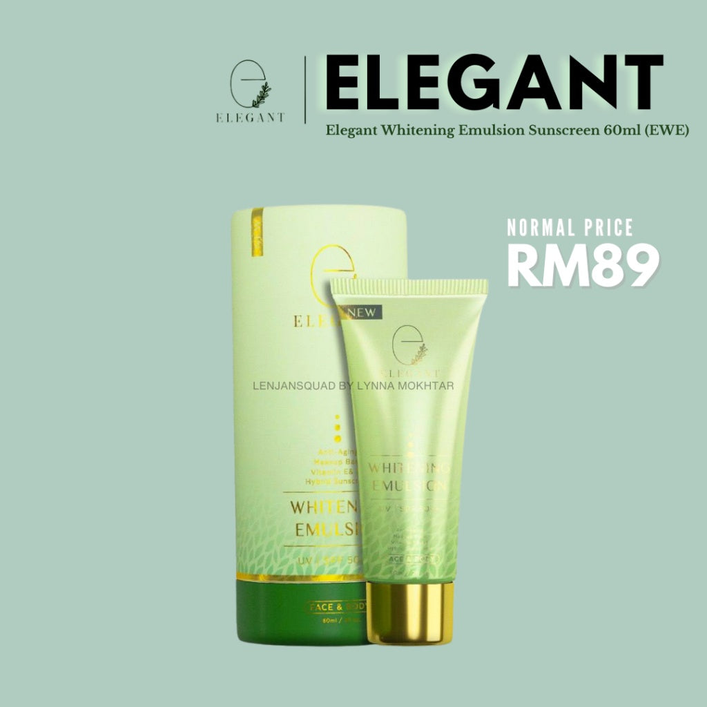 [ELEGANT] BRIGHTENING GLOWING SUNSCREEN SPF50 EBS | EWE Whitening Emulsion
