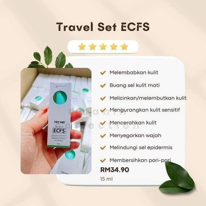 [ELEGANT] CELLULOSE FACE SCRUB (ECFS) Exfoliate Scrub Pori anti jerawat & penuaan deep cleansing