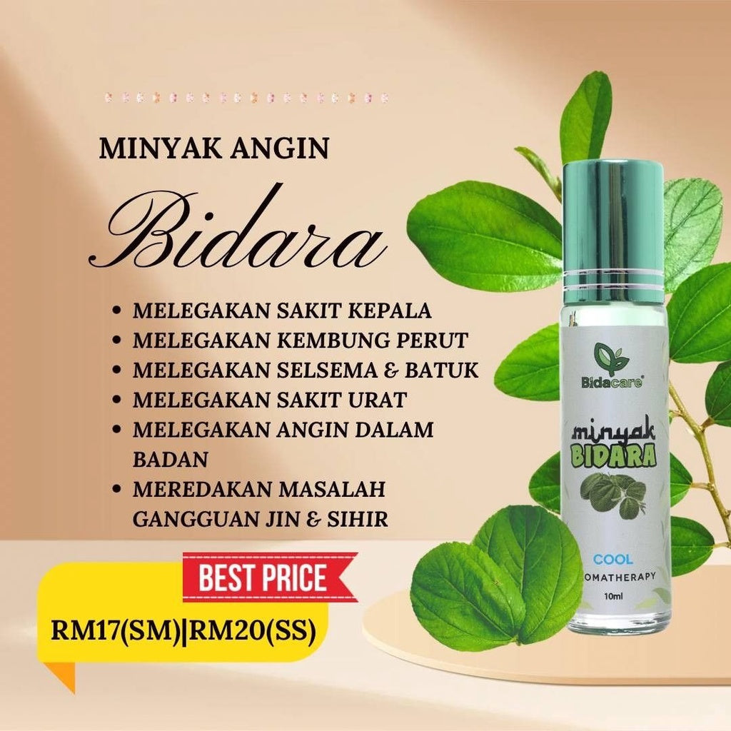[BIDACARE] MINYAK ANGIN BIDARA Roll On 10ml aromaterapi daun bidara Rukyah sakit kepala insomnia