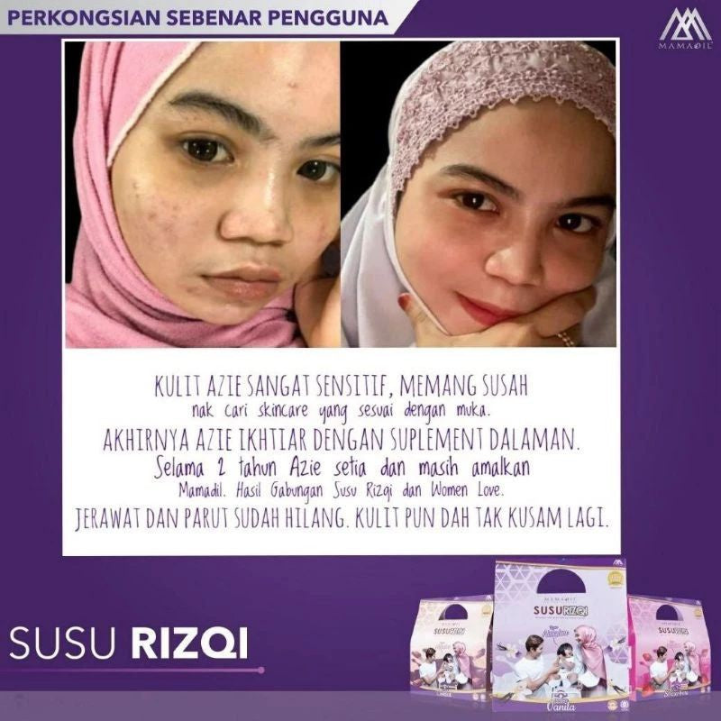 [MAMADIL] SUSU RIZQI MINI PACK 10 sachet per box susu sedap rasa ice cream
